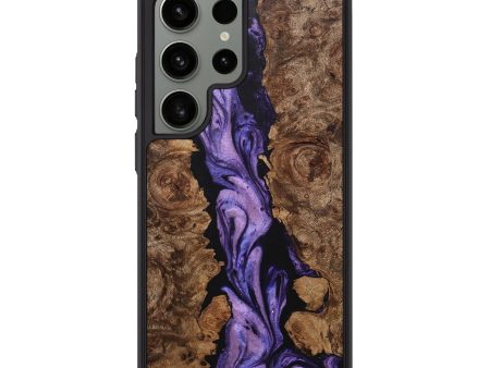 Galaxy S24 Ultra Wood+Resin Phone Case - Athena (Purple, 711596) Online Hot Sale