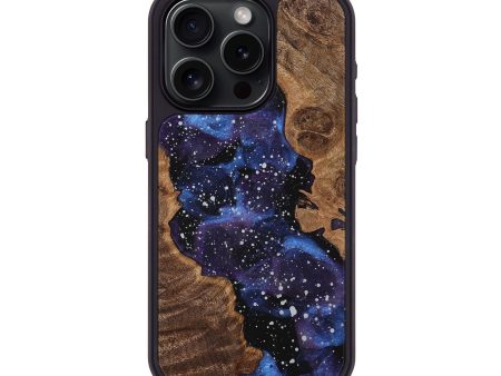 iPhone 15 Pro Wood+Resin Phone Case - Trevor (Cosmos, 712826) on Sale