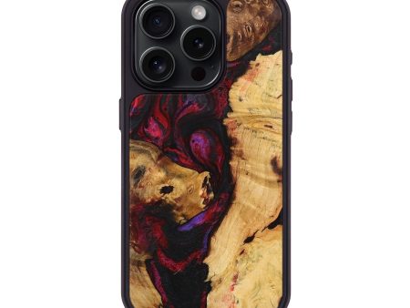 iPhone 15 Pro Wood+Resin Phone Case - Carolina (Mosaic, 710515) Supply