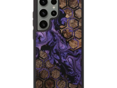 Galaxy S23 Ultra Wood+Resin Phone Case - June (Pattern, 710798) For Cheap