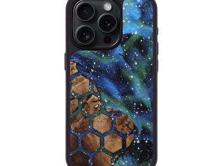 iPhone 15 Pro Wood+Resin Phone Case - Amelia (Cosmos, 712448) on Sale