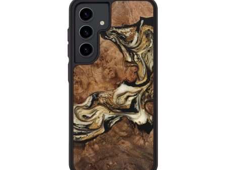 Galaxy S24 Wood+Resin Phone Case - Cash (Mosaic, 712194) Supply