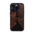 iPhone 15 Pro Wood+Resin Phone Case - Sherlyn (Pure Black, 712240) Online Sale