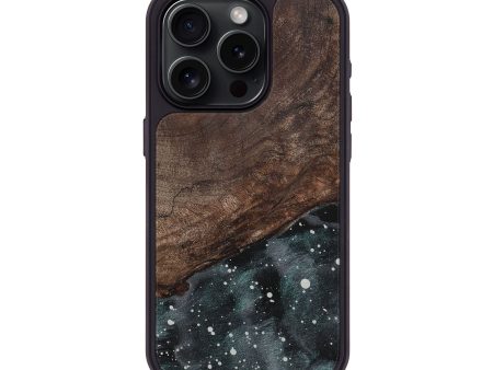 iPhone 15 Pro Wood+Resin Phone Case - Alan (Cosmos, 710678) on Sale