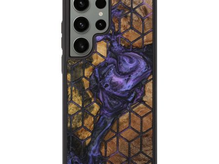 Galaxy S23 Ultra Wood+Resin Phone Case - Stuart (Pattern, 713669) Hot on Sale