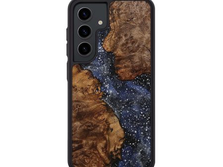 Galaxy S24 Wood+Resin Phone Case - Abby (Cosmos, 712923) For Cheap