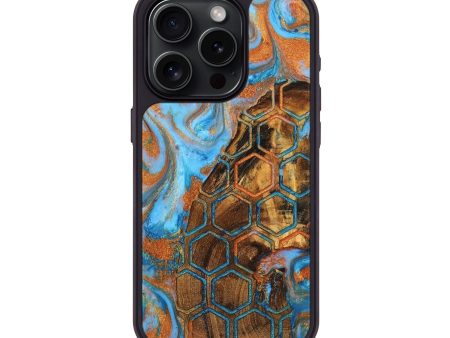 iPhone 15 Pro Wood+Resin Phone Case - Angela (Pattern, 710549) Online Hot Sale