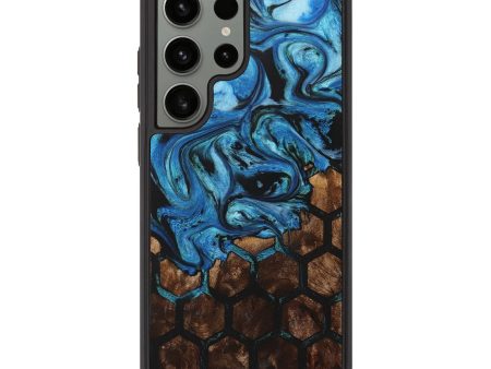 Galaxy S23 Ultra Wood+Resin Phone Case - Angelique (Pattern, 711831) For Discount