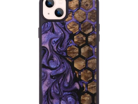 iPhone 14 Plus Wood+Resin Phone Case - Gwen (Pattern, 710799) For Cheap