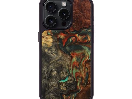 iPhone 15 Pro Wood+Resin Phone Case - Abraham (Mosaic, 711854) Sale