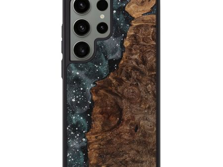 Galaxy S24 Ultra Wood+Resin Phone Case - Chelsie (Cosmos, 710713) on Sale