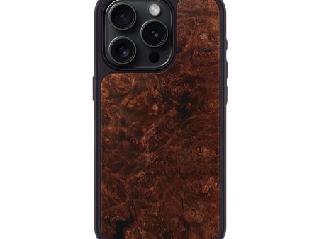 iPhone 15 Pro Wood+Resin Phone Case - Brandi (Wood Burl, 712507) Discount